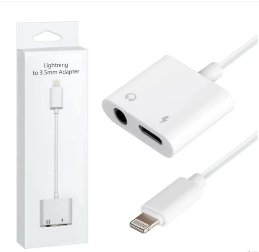 Переходник на наушники и зарядку для iPhone Lightning - Jack 3.5 мм / Адаптер Lightning - 3.5 мм Jack - Family фото 4