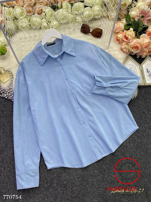 Женская вельветовая рубашка - Bruno фото 6