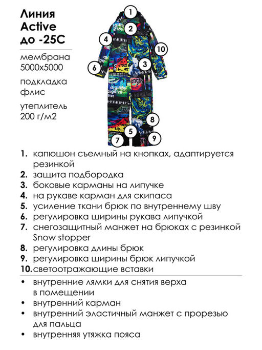 PlayToday / Комбинезон зимний для мальчика  фото 2