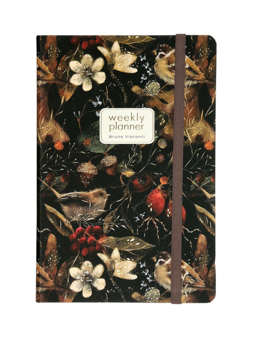 Еженедельник недатированный Bruno Visconti «Воробей», А5, на резинке