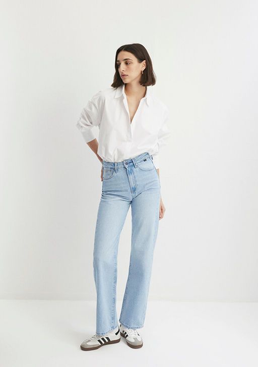 Victoria Premium Blue Ac?k Mavi Jean Pantolon  фото 2