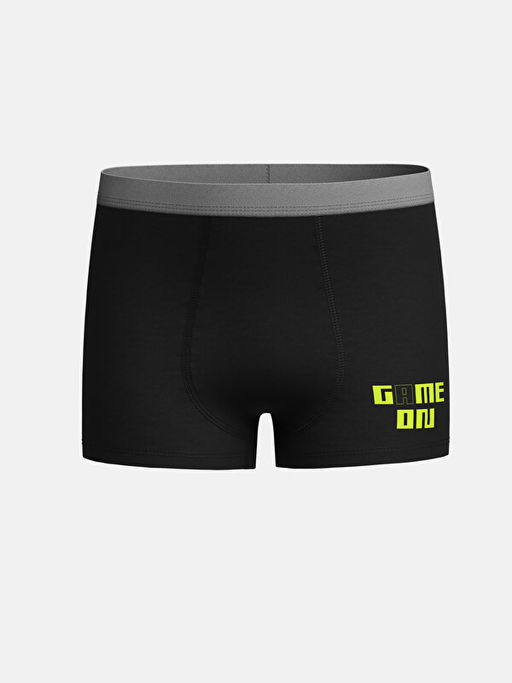 Bask?l? Erkek ?ocuk Boxer 3l? - Waikiki фото 3