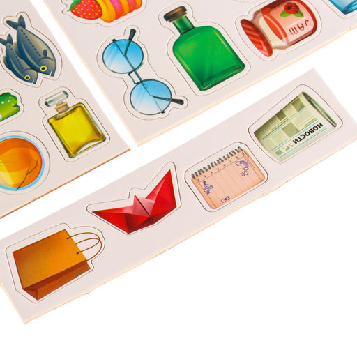 Сортер «Раздельный сбор мусора», 33 детали