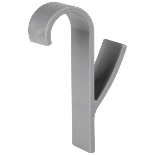 Цена за 2 шт. Набор крючков на полотенцесушитель (4 шт), 9,6*2,5*3 см, серый 109690