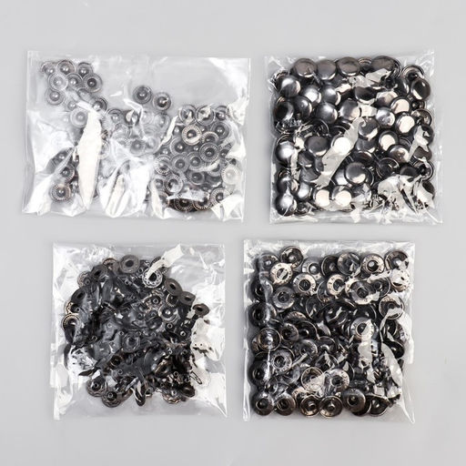 Цена за 100 шт. Кнопка установочная, Альфа, железная, d = 10 мм, цвет чёрный никель - Simaland фото 5