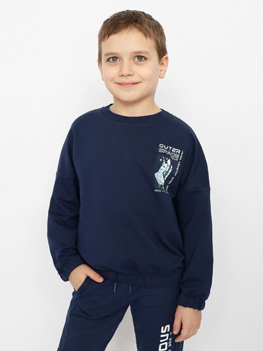 CRB wear/CSKB 63467-41-353 Джемпер для мальчика,темно-синий/Ex.Cherubino