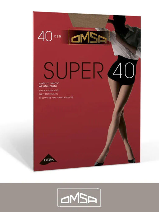 (Omsa) Super 40 caramello