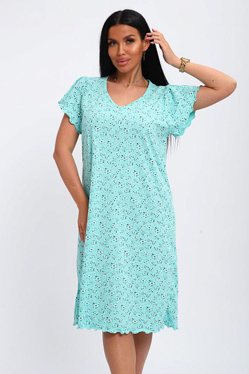 Сорочка женская (01064 синий) - Плиона фото 68