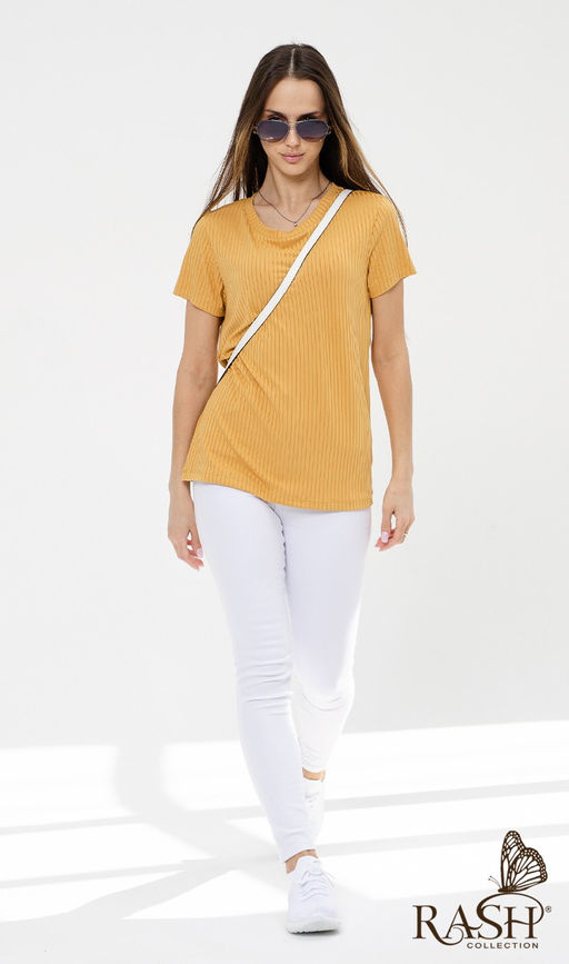 Футболка Лапша шафран Цвет:как на фото - Rash фото 5