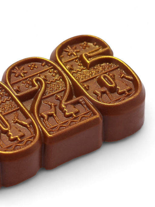 Шоколадная фигурка Снежинка 2026, бельгийский шоколад, 160 г - Simaland фото 6