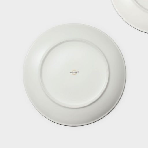 Набор тарелок обеденных фарфоровых Magistro Hypnose, 25.7×2.5 см, 2 шт.