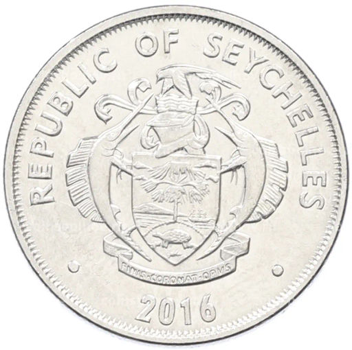 Монета 25 центов 2016 года Сейшелы