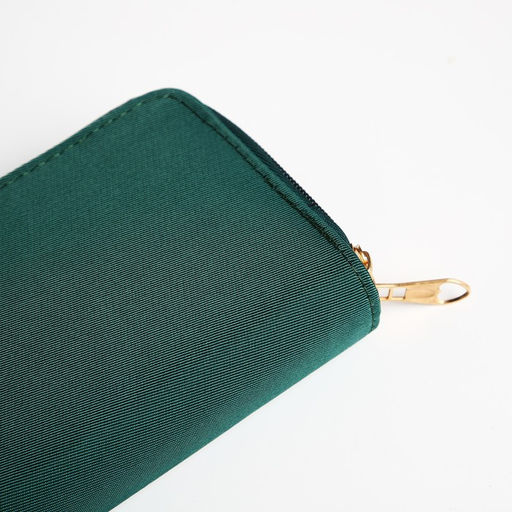 Кошелёк на молниях, цвет зелёный - Simaland фото 3