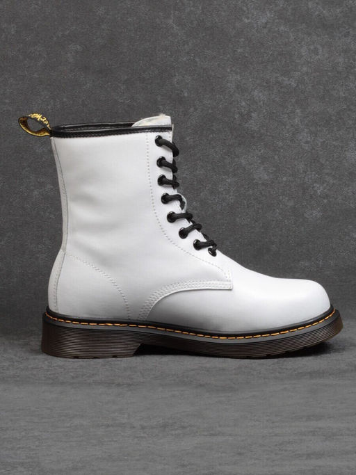 04-10072004 WHITE Ботинки зимние женские (натуральная кожа, натуральный мех)