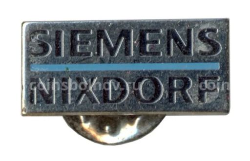 Значок рекламный Siemens-Nixdorf (Германия)