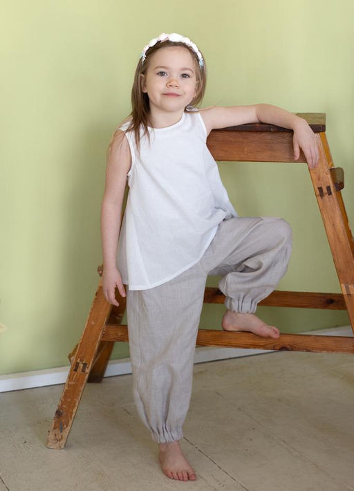 Л 21-7 бриджи для девочки "ELF" натуральный