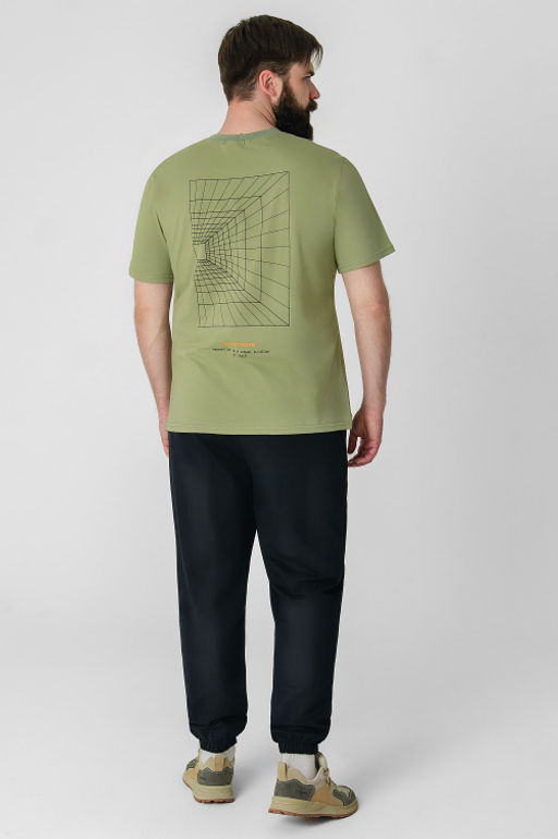 Арт. 613108  Комплект с брюками мужской 48-56 (5 шт) Цвет:верх-хаки,низ-черный