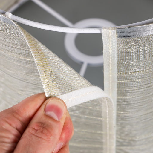 Абажур E27 серый 25х25х20см