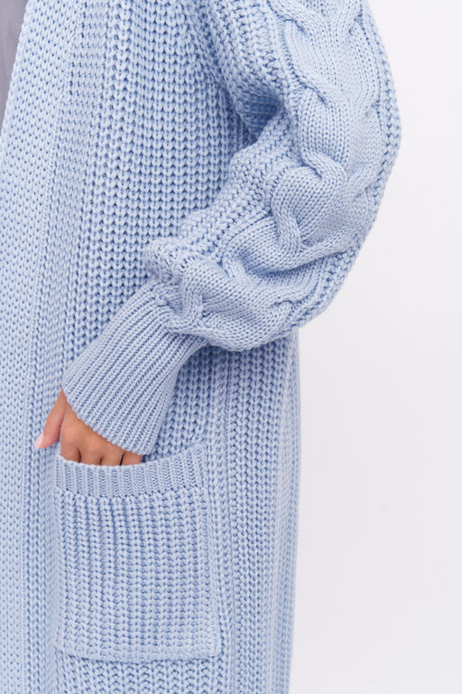 Кардиган Д 3084/голубой (1940) - Текстильная мануфактура фото 11