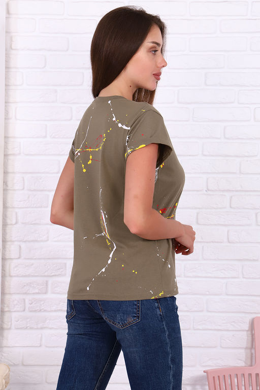 Футболка Натали 71022 полуприлегающая из хлопка  фото 14