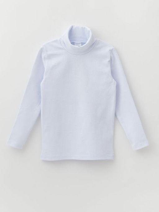 Джемпер для мальчика из трикотажной рибаны, белый - Lesi kids фото 25