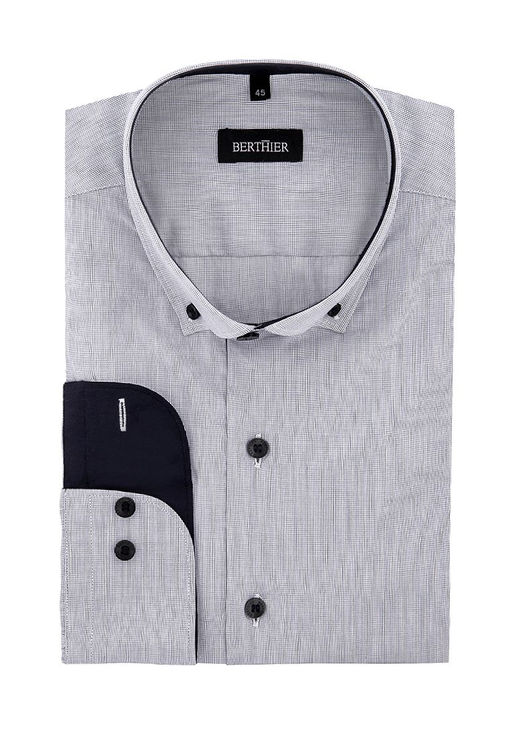 Сорочка мужская длинный рукав BERTHIER BGT015409/Fit-Rb(0-1)