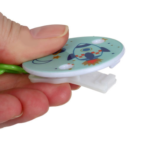 Пустышка ортодонтическая, с колпачком и держателем, от 0 мес.