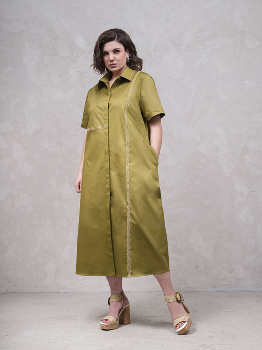 Платье Avanti 1618 серый/черный - Mira fashion фото 207