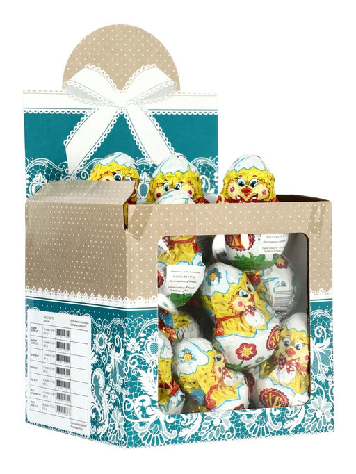 Цена за 2 шт. Пасхальный цыпленок, кондитерская глазурь, 40 г