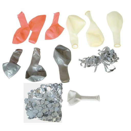 Воздушные шары, букет «5 лет», набор 10 шт., с конфетти