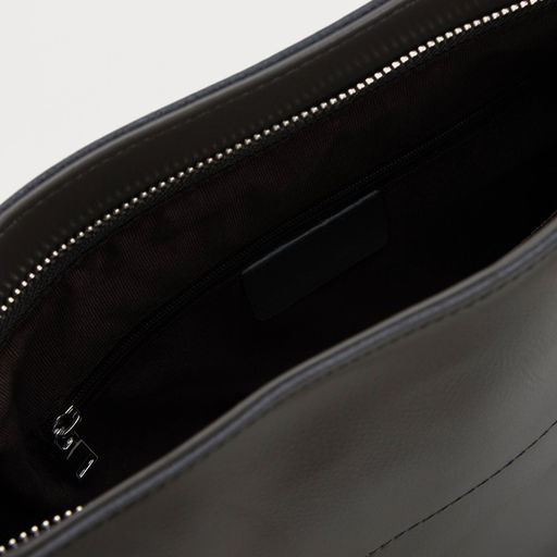 Сумка-тоут на молнии, 2 наружных кармана, длинный ремень, цвет серый - Simaland фото 3