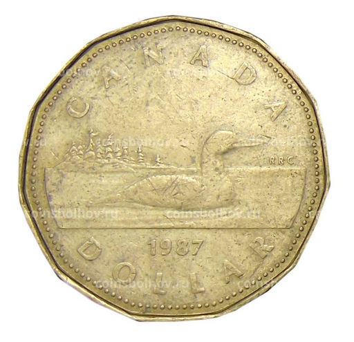 Монета 1 доллар 1987 года Канада