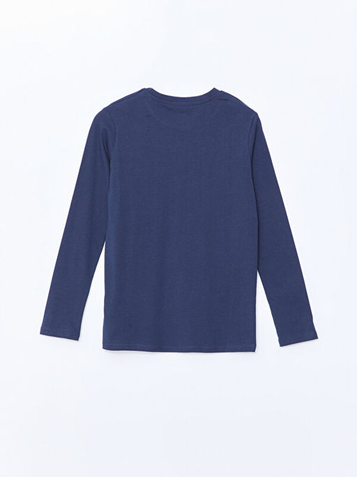 Bisiklet Yaka Basic Uzun Kollu Erkek ?ocuk Ti??rt