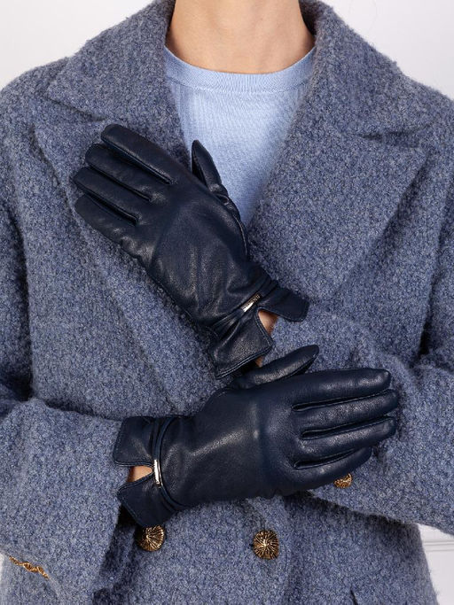 Перчатки женские 100% ш IS851 midnight blue - Eleganzza фото 6