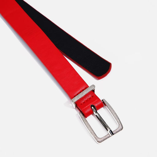 Ремень женский, ширина 2,2 см, пряжка металл, цвет красный - Simaland фото 2