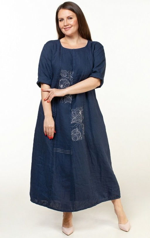 Платье умягченный лен 100%