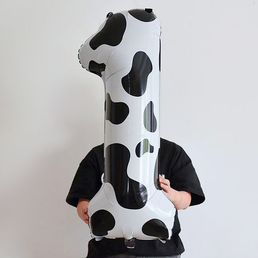 Цена за 2 шт. Воздушный шар фольгированный 40" «Цифра 1»