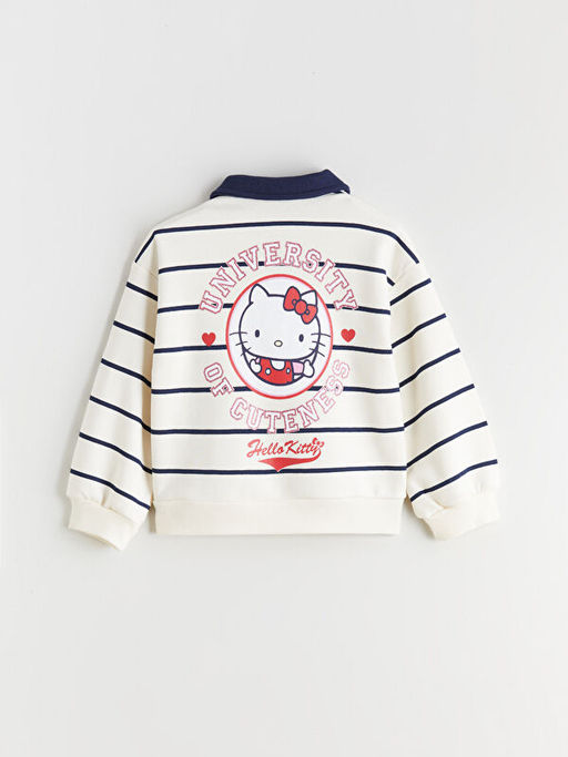 Hello Kitty Bask?l? K?z ?ocuk Kal?n Sweatshirt