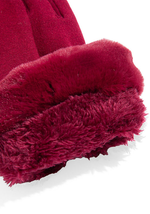 Bordo Eldiven - Mavi фото 4