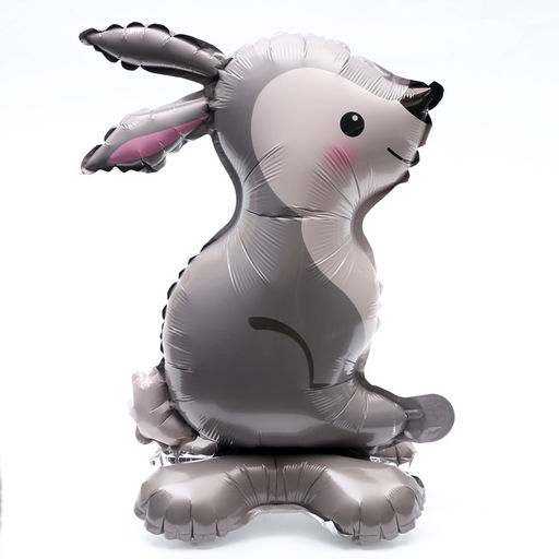 Воздушный шар фольгированный 15" «Заяц», на подставке, под воздух