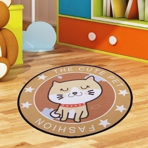 Коврик - лежанка для животных "ЛАПУСИКИ", мистер Томас, цвет как на фото d-60см (лейбл)