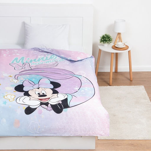 Пододеяльник 1.5-спальный «Этель» Minnie Mermaid, 143×215 см, поплин