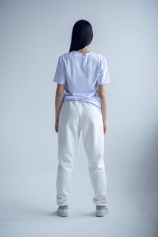 Футболка базовая, белая - Knitka wear фото 3