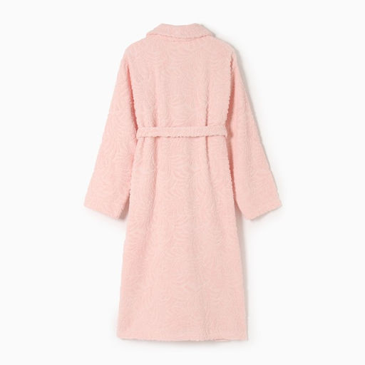 Халат махровый женский LoveLife «Сирокко», размер L, хлопок 100%, розовый