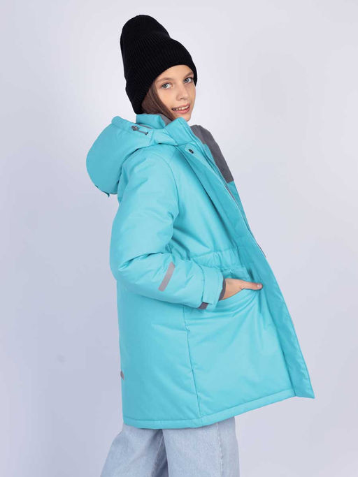 Куртка зимняя 24637-485 бирюзовый - Avese фото 5