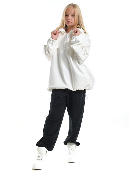 Худи оверсайз с капюшоном на молнии утепленное с карманом UD 8038 - Mini maxi фото 21