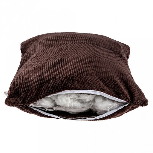 Наволочка декоративная на молнии 45х45см Сокол, велсофт Bellini ,гладкокрашенный, стриженный, полиэстер 100%, плотность 240г/м2, упаковка на картоне, Домашняя мода (Россия)  фото 3