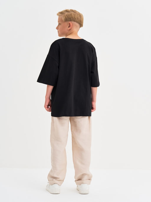 Черная футболка для мальчика - Kogankids фото 18