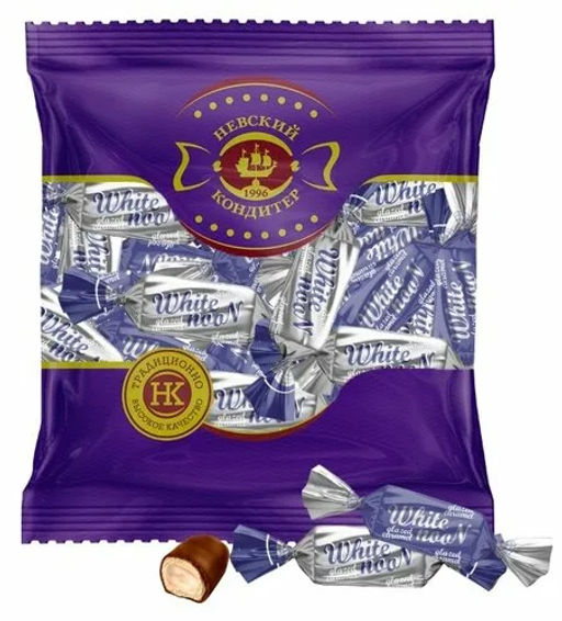 White noon (L156) карамель молоч в глаз вес 1000 г*5 шт (Невский кондитер)