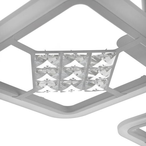 Люстра с ПДУ 1548/4WT LED 96 Вт 3000-6000К диммер белый 71×10 см BayerLux